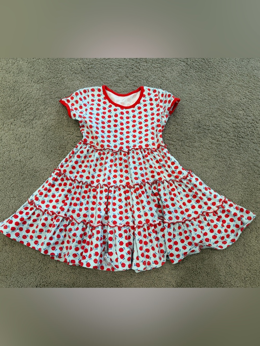 Shrimp & Grits Apple Twirl Dress